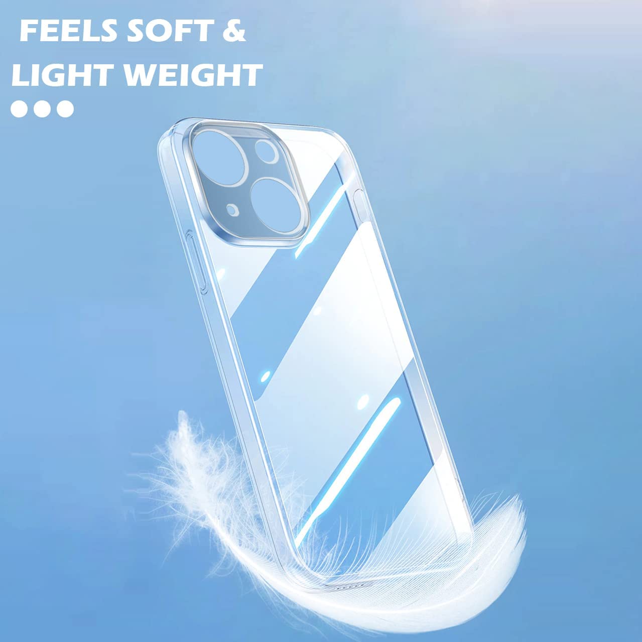 Transparent Crystal Clear Back Cover for Apple iPhone 13