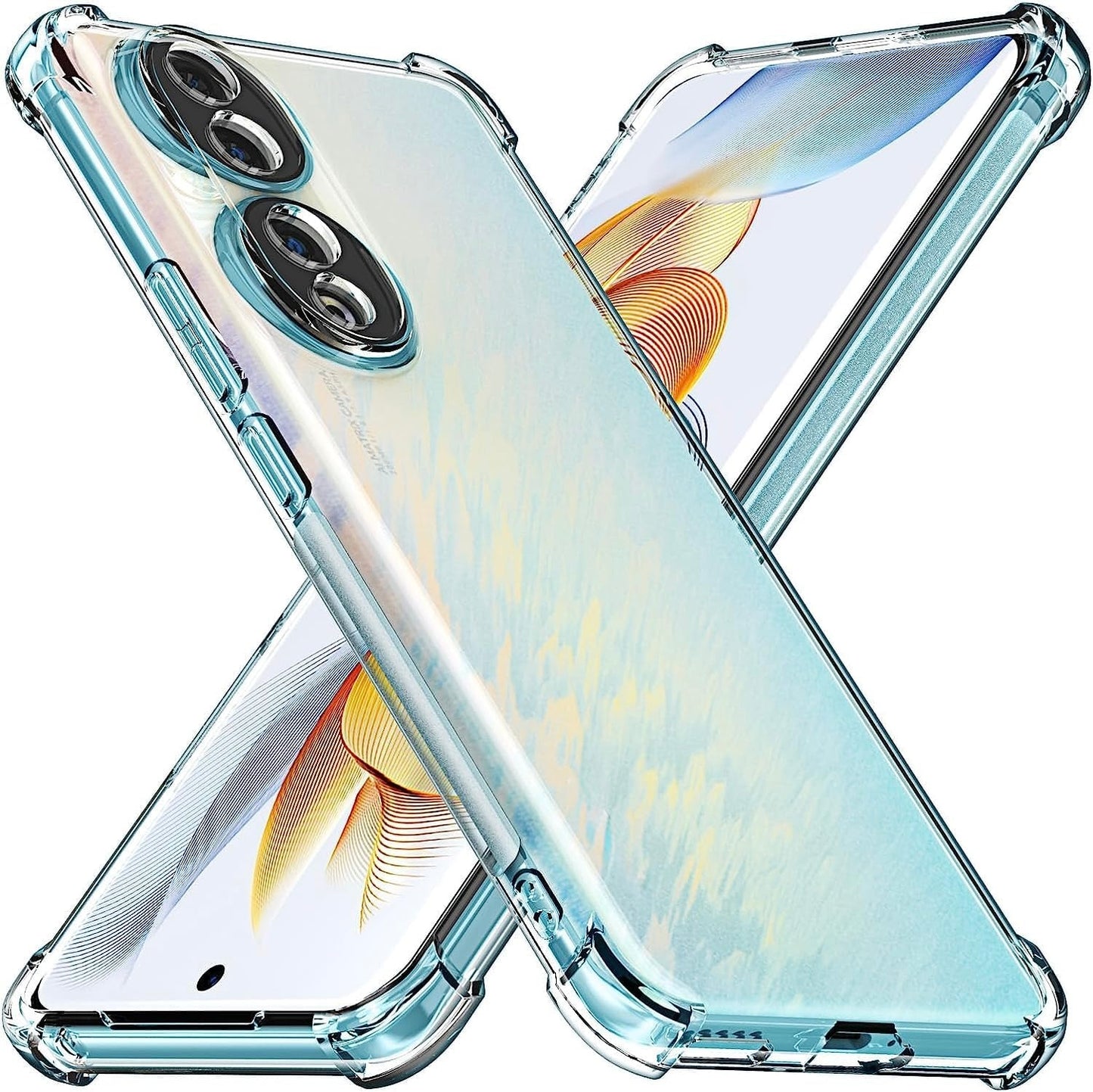 Transparent Crystal Clear Back Cover for Honor 90 5G