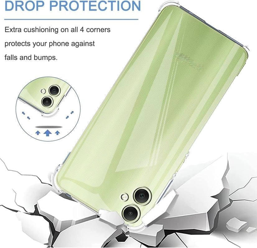 Transparent Crystal Clear Back Cover for Samsung Galaxy M05