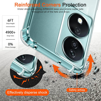 Transparent Crystal Clear Back Cover for Honor X7b 5G