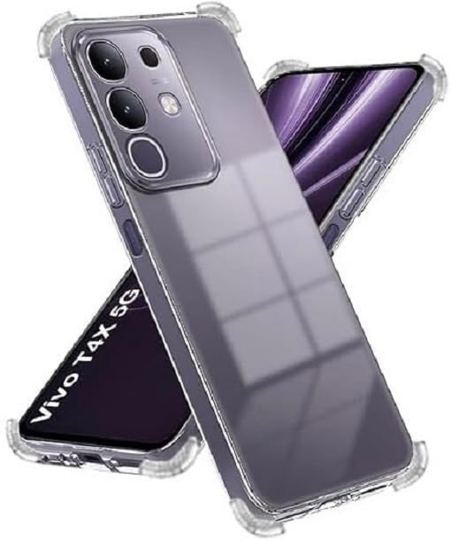 Transparent Crystal Clear Back Cover for IQOO Z10x 5G