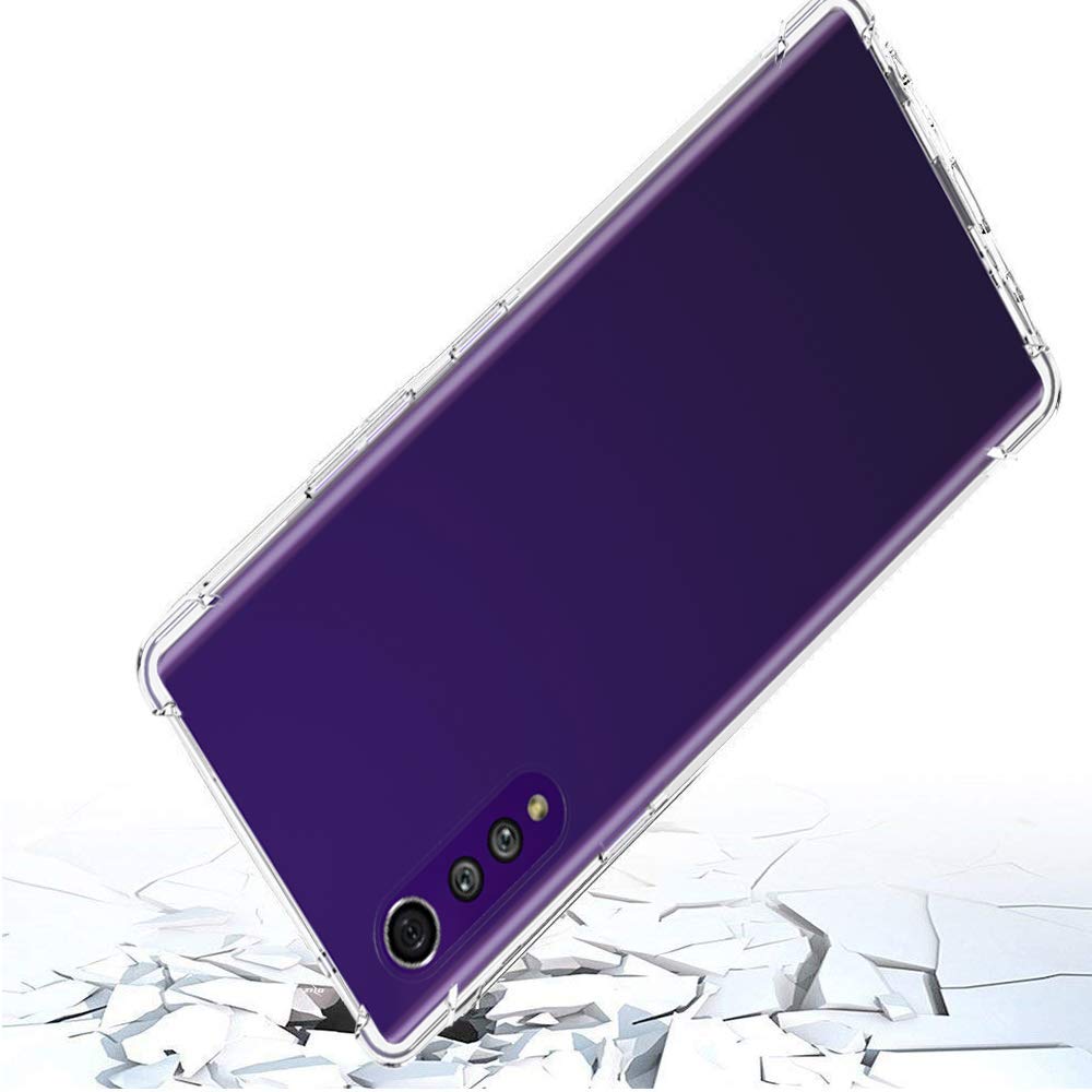 Transparent Crystal Clear Back Cover for LG Velvet