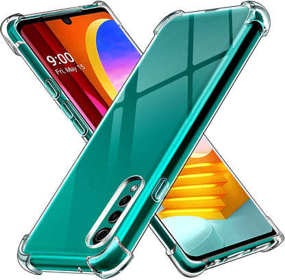 Transparent Crystal Clear Back Cover for LG Velvet