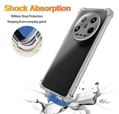 Transparent Crystal Clear Back Cover for Mi 14 Ultra