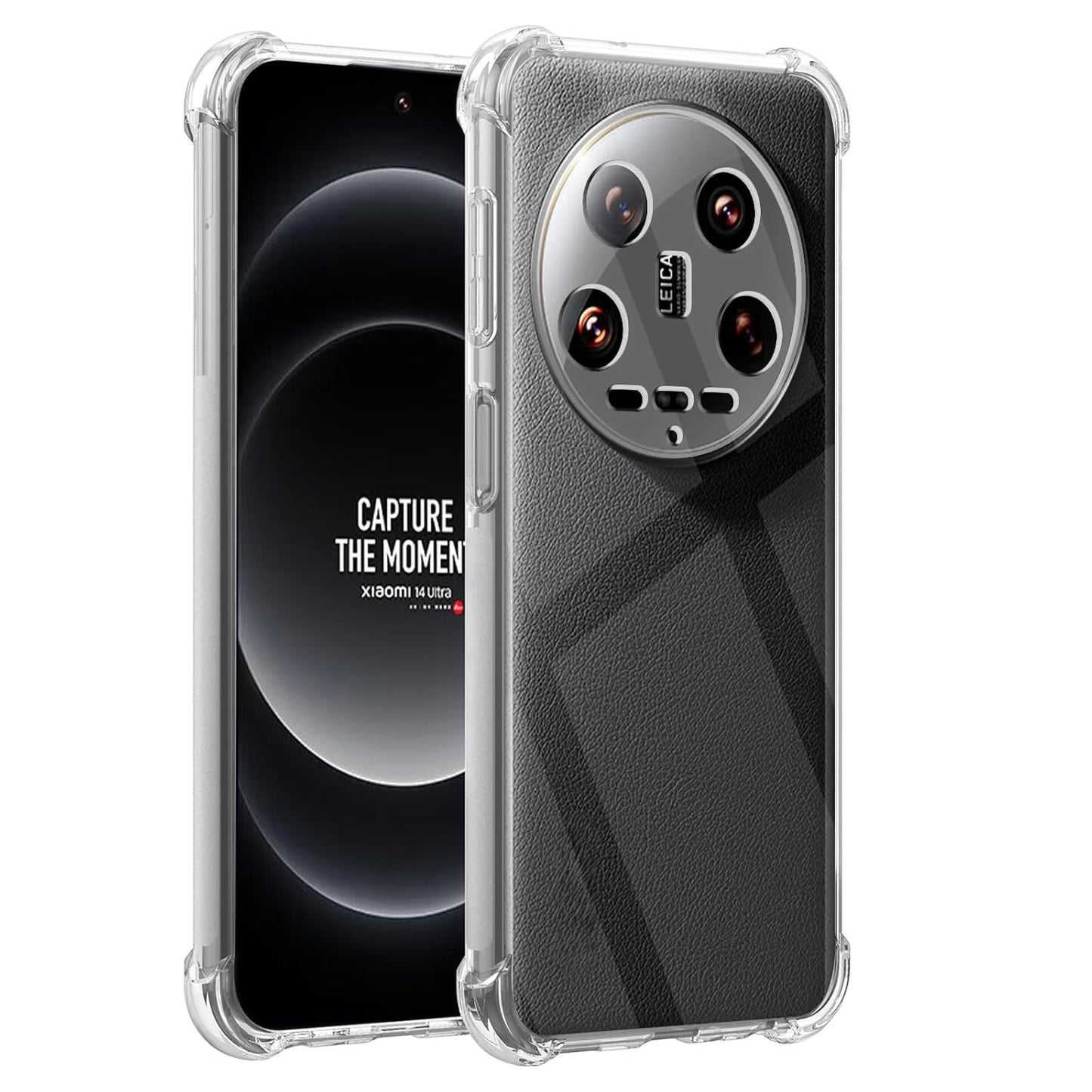 Transparent Crystal Clear Back Cover for Mi 14 Ultra