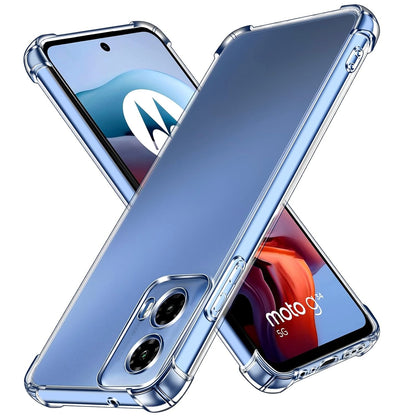 Transparent Crystal Clear Back Cover for Moto G34