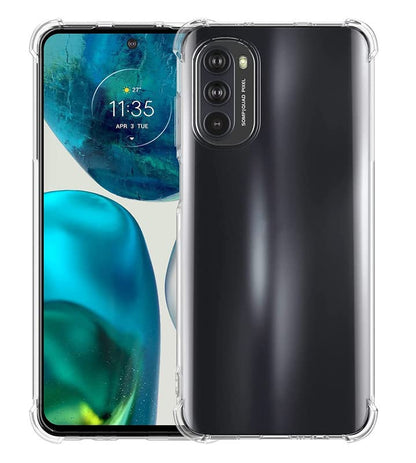 Transparent Crystal Clear Back Cover for Moto G52