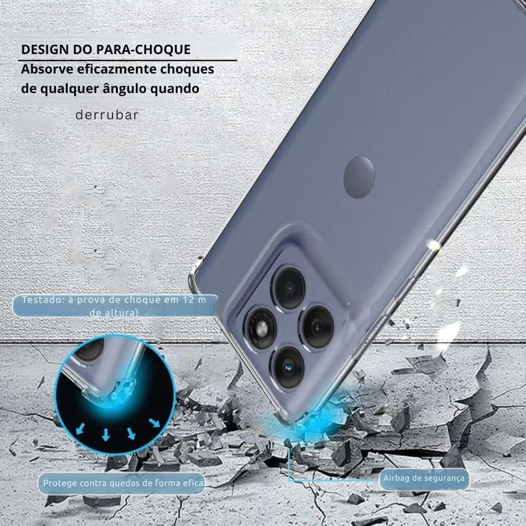 Transparent Crystal Clear Back Cover for Moto G86 5G