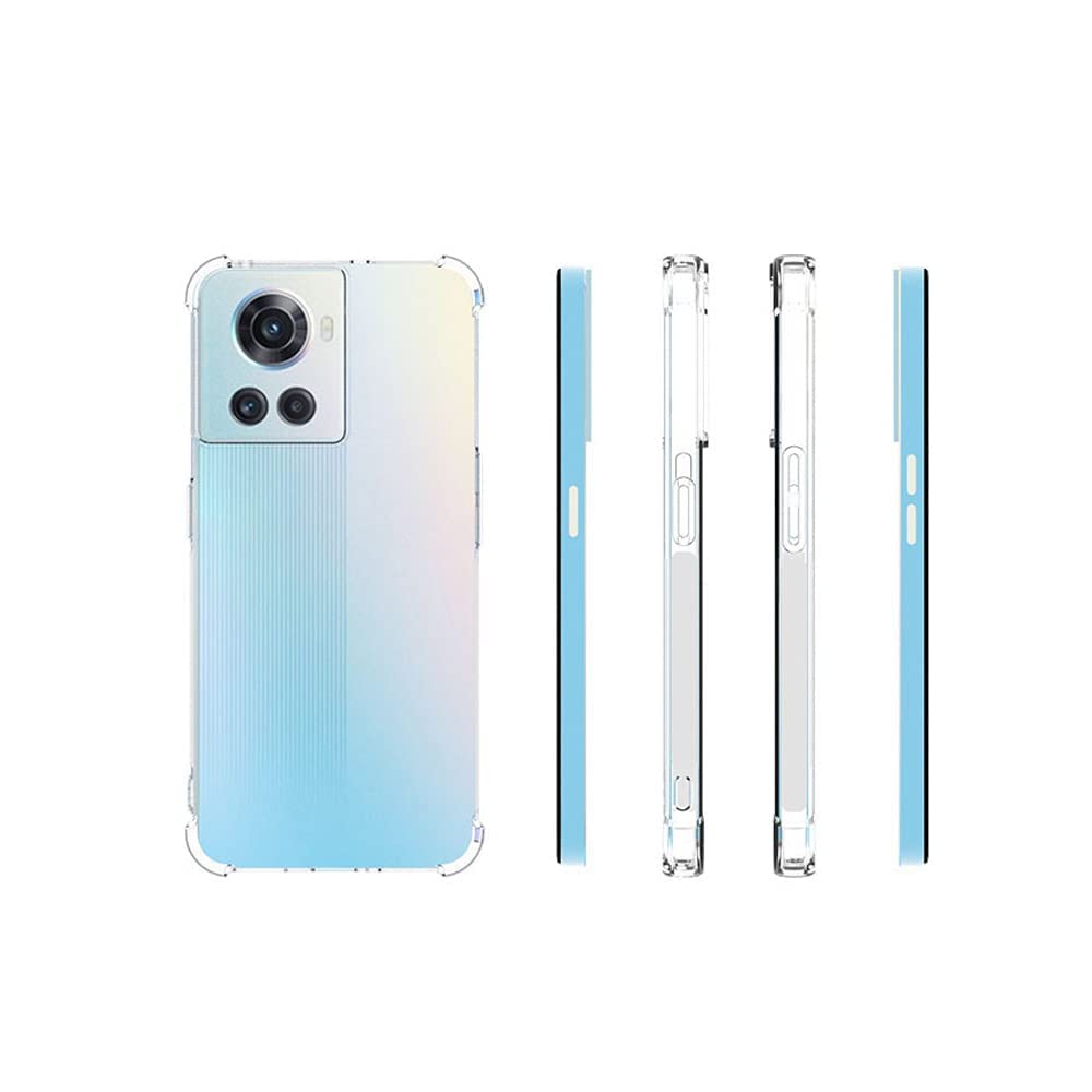 Transparent Crystal Clear Back Cover for OnePlus 10R 5G