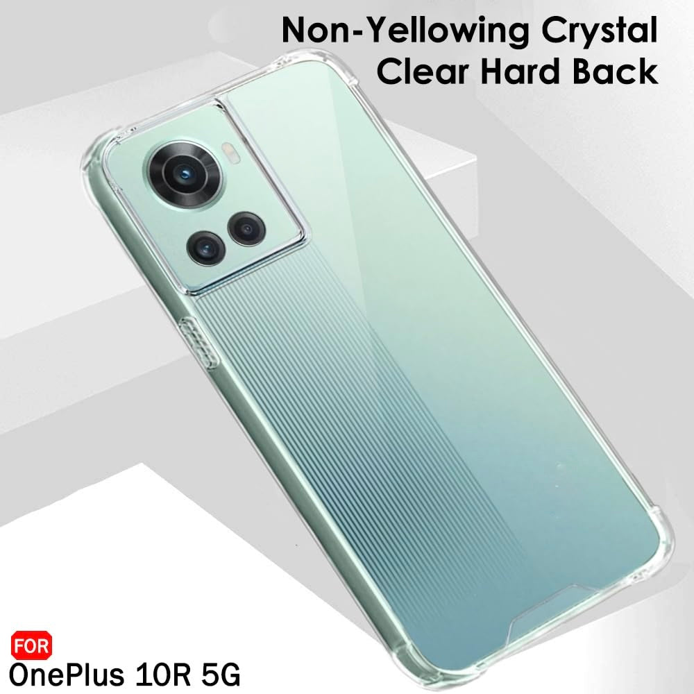 Transparent Crystal Clear Back Cover for OnePlus 10R Prime 5G