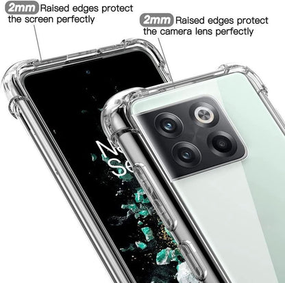 Transparent Crystal Clear Back Cover for OnePlus 10T