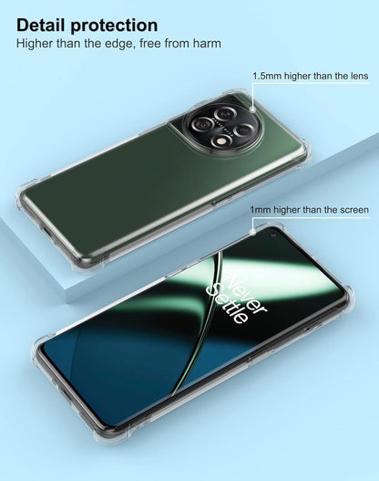 Transparent Crystal Clear Back Cover for OnePlus 11R 5G