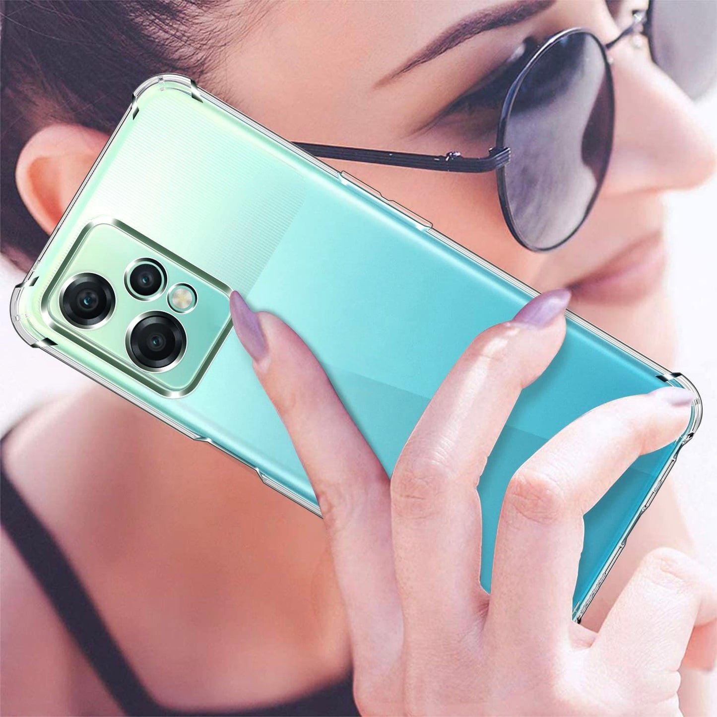 Transparent Crystal Clear Back Cover for OnePlus Nord CE 2 Lite 5G