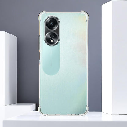 Transparent Crystal Clear Back Cover for Oppo A58 4G