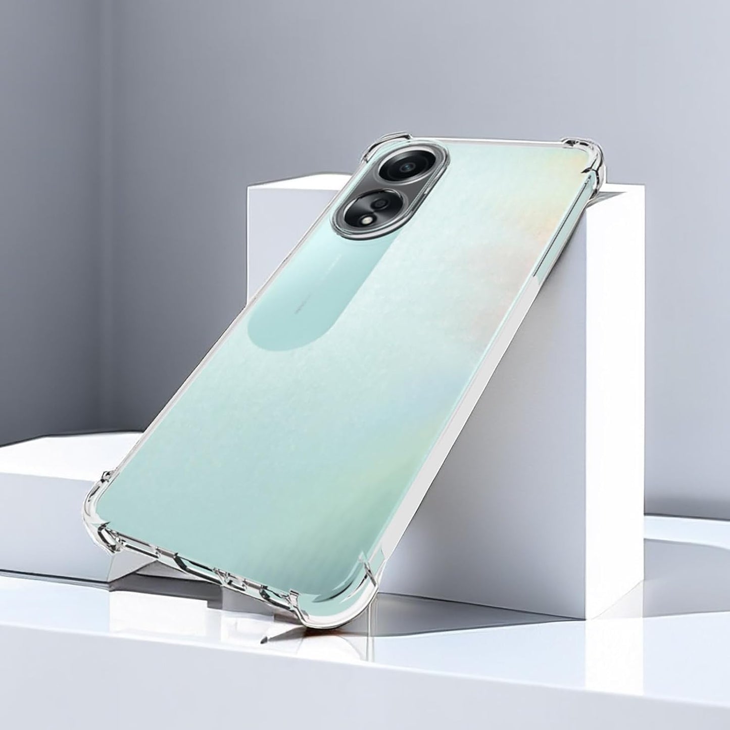 Transparent Crystal Clear Back Cover for Oppo A58 4G