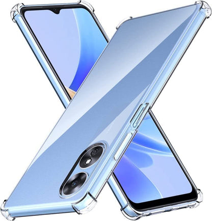 Transparent Crystal Clear Back Cover for Oppo A58 5G