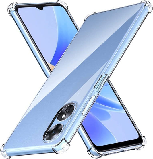 Transparent Crystal Clear Back Cover for Oppo A58 5G
