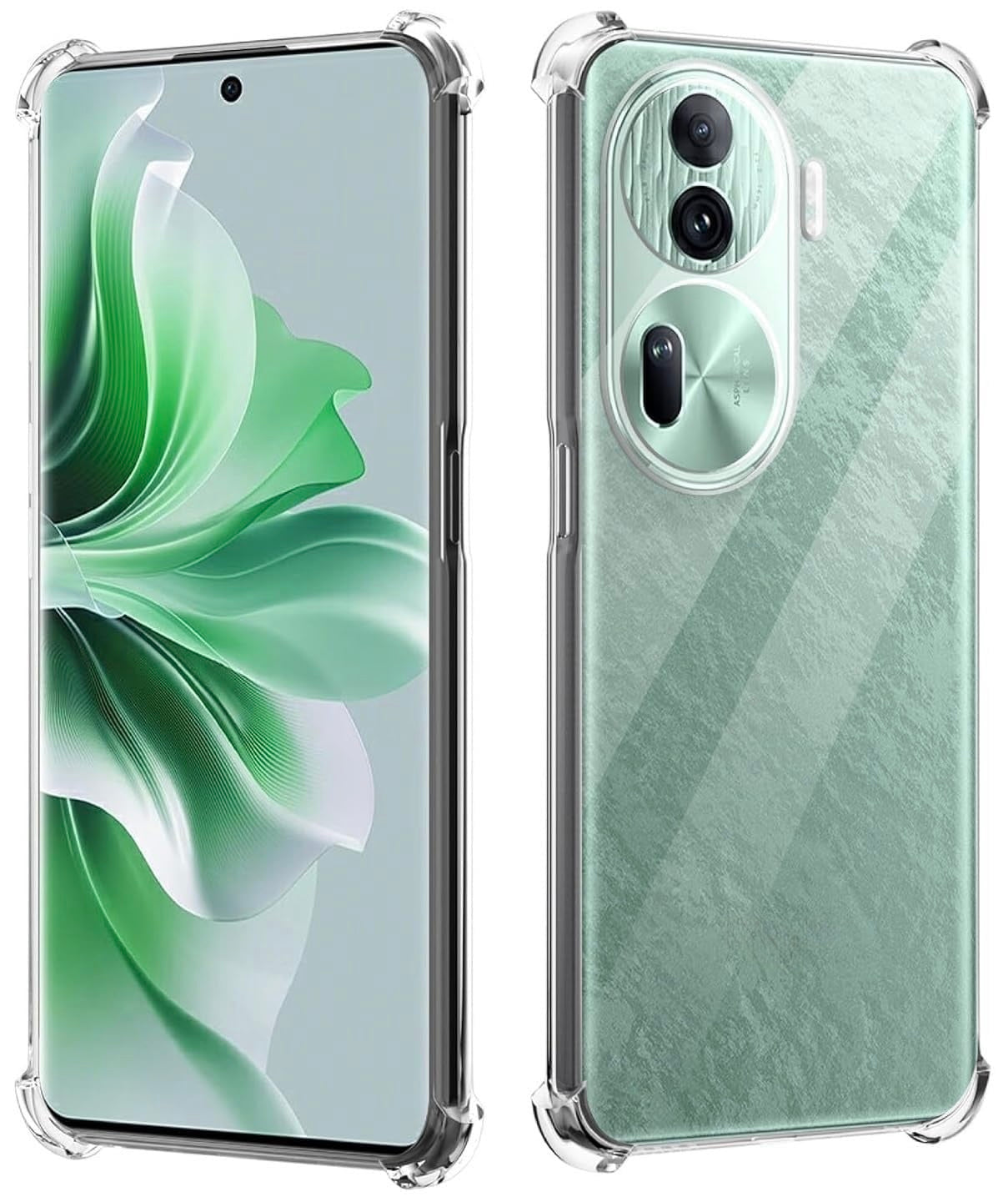 Transparent Crystal Clear Back Cover for Oppo Reno 11 5G