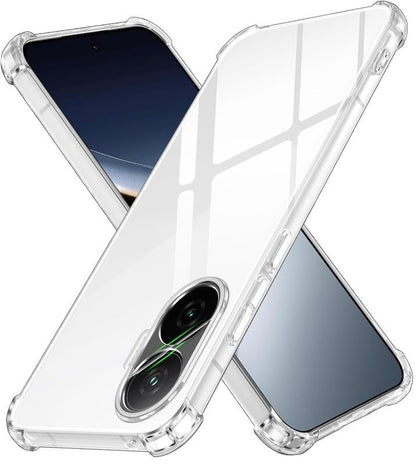 Transparent Crystal Clear Back Cover for Poco F7 5G