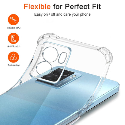 Transparent Crystal Clear Back Cover for Realme Narzo 50 5G