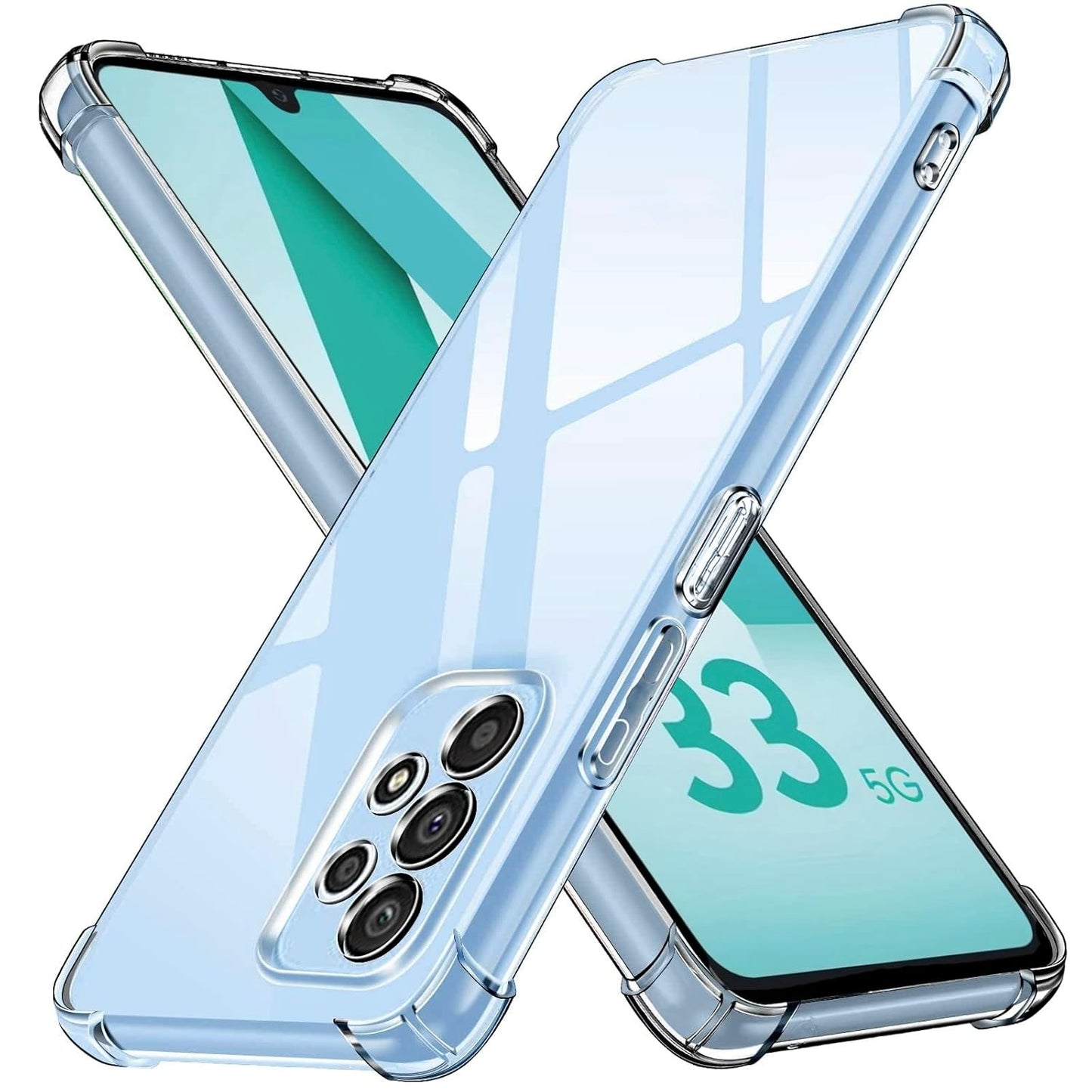 Transparent Crystal Clear Back Cover for Samsung Galaxy A33 5G