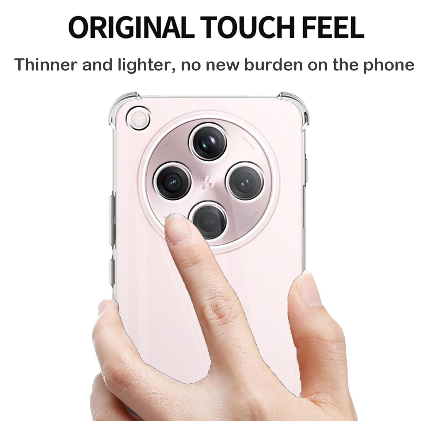 Transparent Crystal Clear Back Cover for Vivo T4 5G