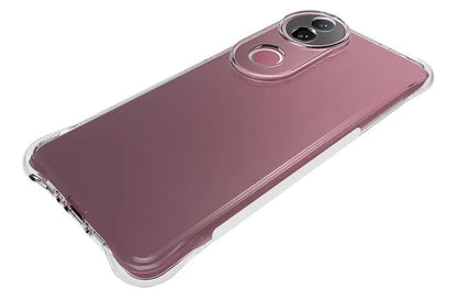 Transparent Crystal Clear Back Cover for Vivo T4R 5G