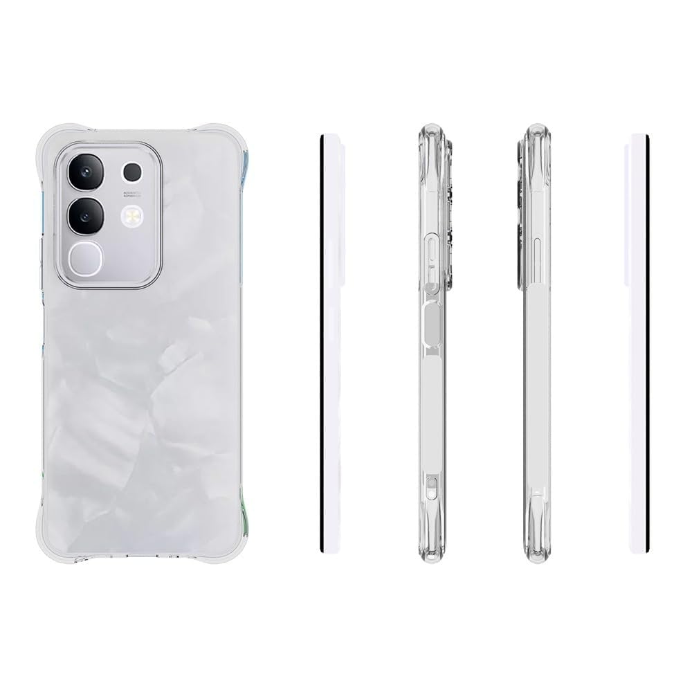 Transparent Crystal Clear Back Cover for Vivo T4x 5G