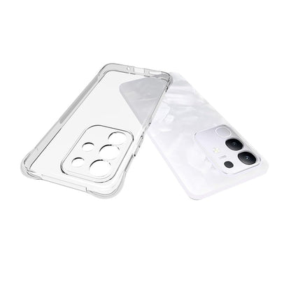 Transparent Crystal Clear Back Cover for Vivo T4x 5G