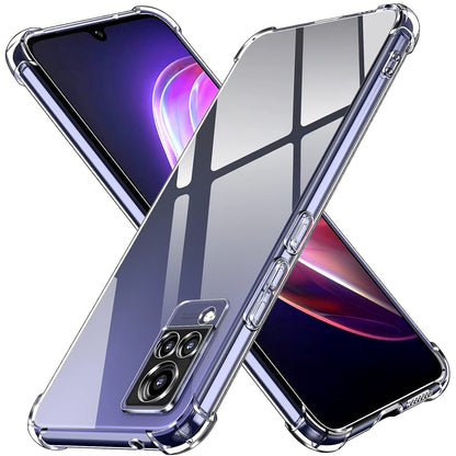 Transparent Crystal Clear Back Cover for Vivo V21 5G