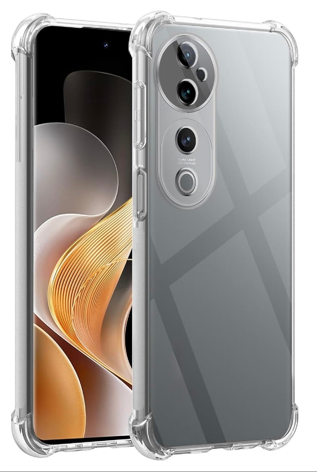 Transparent Crystal Clear Back Cover for Vivo V40 5G