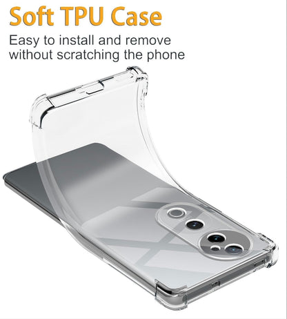 Transparent Crystal Clear Back Cover for Vivo V40 Pro 5G