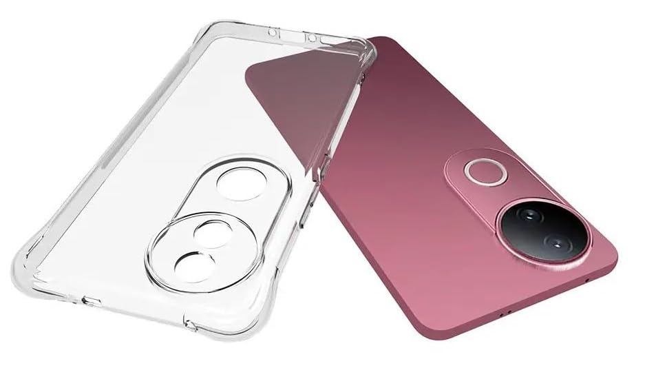 Transparent Crystal Clear Back Cover for Vivo V50E 5G