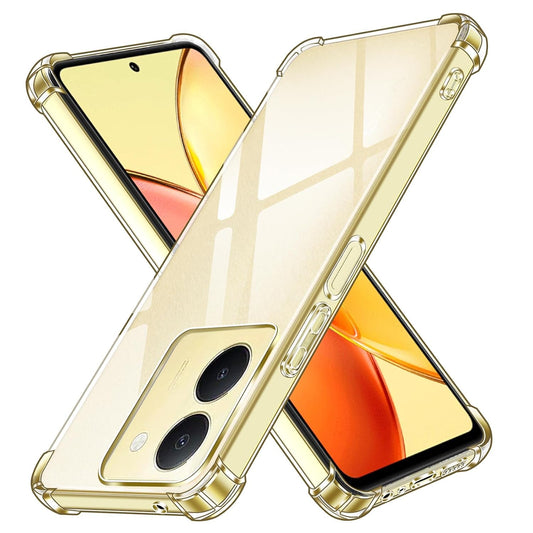 Transparent Crystal Clear Back Cover for Vivo Y200 Pro 5G