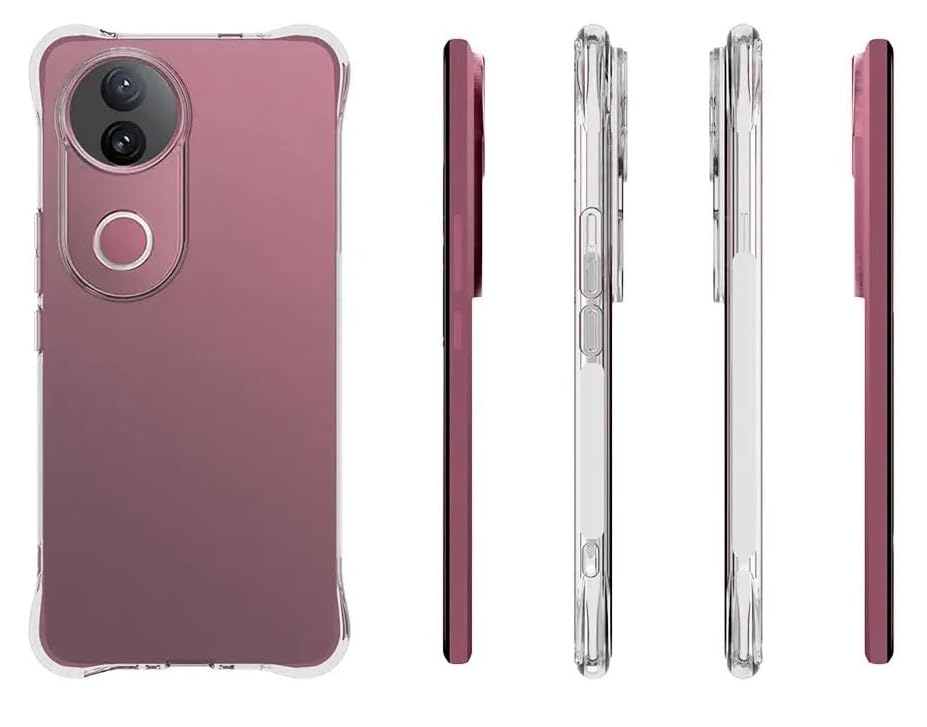 Transparent Crystal Clear Back Cover for iQOO Z10R 5G